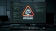 © Vanessa - Bias Warning Symbol Displayed on Computer Screen with Code