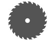 © Sufia - Circular saw blade icon with sharp teeth design