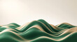 © AngelStudio - Render 3D abstracto de formas onduladas tipo duna en espuma suave