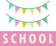 © Raja - back to school colorful bunting banner education celebration vector illustration