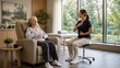© zuchero - Senior Woman in Stroke Rehabilitation Session