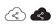 © Latest - Cloud share icon