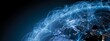 © Din Nasahrudin - Communication technology and internet worldwide for business concept. Global world network connected and telecommunication on planet earth cryptocurrency, blockchain and IoT.
