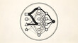 © MM - Explainable AI Activation Mapping and Highlighted Decision Path in Neural Network Stipple Art