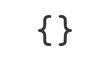 © suns studios - Curly Braces Symbol A Visual Representation of Code and Data Structures