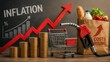 © Ksu_Sha - Rising inflation and increasing living costs with fuel prices groceries and economic pressure trends