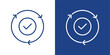© BAMBANG G - Consistency Blue And White Icon Style Collection