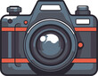 © Waleed - Minimalist Camera flat design icon vector