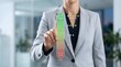 © Tanveer - Businesswoman touching a virtual customer satisfaction rating scale with stars in a modern office environment for professional feedback analysis