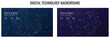 © MDABDUS - Advanced digital technology sphere featuring glowing data rings and particle connections for futuristic scientific and network concepts