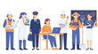 © Md - Group of women in diverse professional careers and work uniforms