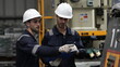 © sittinan - engineer team full skill quality for maintenance and training in industry factory worker , warehouse Workshop for factory operators, mechanical engineering team production.
