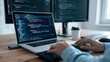 © Arfa_Media - Programming and coding on a laptop by a software developer in a bright workspace
