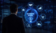 ©  Arise Leo - Business Professional Analyzing Global Business Models and Data Visualizations in a Modern Office Environment Quark.