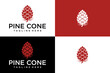 © Dziyak - Modern Pine Cone Symbol for Corporate Branding