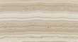 © Hungarian - Beige Travertine Marble Texture Background with Horizontal Natural Stone Veins and Porous Surface