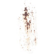 © Unimodels - Transparent background texture of a realistic weathered rust stain overlay