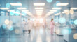 © AucArtStudio - Science lab empty table background blur medical research interior. Scientific chemistry research laboratory. modern clean interior room, equipment blur