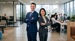 © Stockimage - Confident Business Team Standing Together in Modern Office, Corporate Leadership, Teamwork, Professional Collaboration, Company Culture and Workplace Success Concept