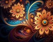 © Samantha - floral fractal patterns