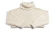 © PixelVortex - Cozy cream turtleneck sweater soft wool knit pullover with turtleneck clothing pullover offwhite knitwear textured comfortable longsleeve minimalist softness knitting clothingitem