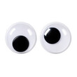 © KABITA - Two plastic googly eyes for crafts isolated on transparent background