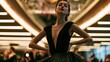 © Marcos Kulenkampff - Elegant woman in a sparkling black gown posing confidently at a glamorous event