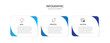 © Han@ - vector illustration timeline design template business infographic with 3 option