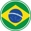 © MDSafwan - Round icon of the national flag of brazil