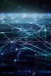 © Lumae Nord - Abstract digital network and data flow background with technology connections and light trails