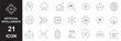 © Hike Studio 6 - artificial intelligence line icons set, technology vector outline symbols, neural network, brain, data, machine learning elements on transparent background
