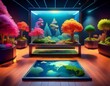 © Crystal - interactive display of seasonal changes in global climate systems educational exhibit
