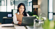 © peopleimages.com - Office, typing and business woman on laptop for financial review, sales analysis and budget planning. Online, manager and person on computer for finance proposal, report and research for strategy