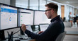 © Andrey Popov - HR Manager Checks Employee Absence Data Using Software Dashboard