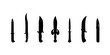 © Omor - Knives and Daggers Arranged in a Row with Distinct Designs and Shapes Featuring Knife, Dagger, Blade with Weapon and Sharp