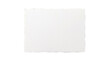 © RK graphics - Blank paper sheet with torn edges on transparent background.