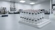 © Lumaverse - Glass vials in cooling rack modern new beautiful creative professional high quality clean clear