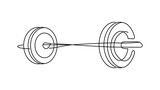 Two pulley wheels connected by rope on white background.