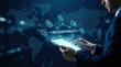 © Sukon - Corporate transparency and governance systems visualized via digital data and accountability technology.