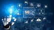 © InfiniteFlow - AI improves SEO visibility using intelligent optimization tools, keyword analytics, and smart marketing strategies for digital campaign success. Artificial intelligence spline