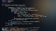 © Prime - Python programming code script on dark screen processing user data via api endpoint, software development and coding concept with json requests library for backend web applicati...