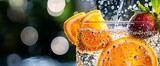 Refreshing Fruit-Infused Sparkling Drink