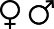 © Taslima - Male and female gender symbols