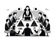 © Tirtha sarkar - Business Conference Room Vector Design