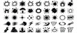 © Romzain - Collection of comic book action explosion elements with explosion movement collection speedlines illustrative isolated background intensity dramatic