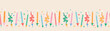 © TALVA - Fun hand drawn party seamless background with birthday candles, great for birthday parties, textiles, banners, wallpapers, wrapping - vector design