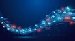 © The Usable Stock - ViralScamWave-BlueRed-GlassSocial-CyberAwarenessPoster-DarkSocialBackground