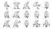 © every - Man Tying Shoelaces Collection: Various Poses and Actions