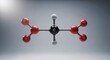 © Khaisan - Three-Dimensional Molecular Structure of Malonic Acid Depicting Carbon Hydrogen and Oxygen Atoms in a Scientific Representation for Educational and Research Purposes Illustrating Organic Chemistry Fun