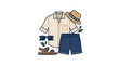 © vinadwi - Summer vacation clothing and accessories flat lay.